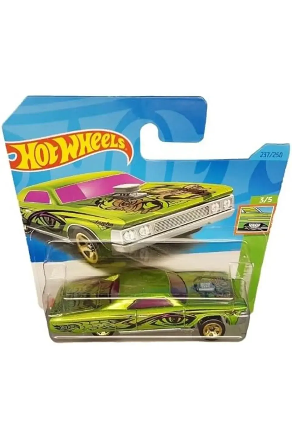 - Layin´Lowrider - HW Slammed 3/5 - HKJ08 - Short Card - açık yeş