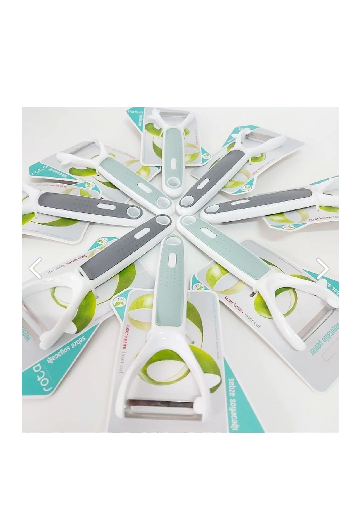 Just Cheap Store Lazer Kesim "Ergonomik Tasarim" Pratik Sebze Meyve Soyacaği Rt501