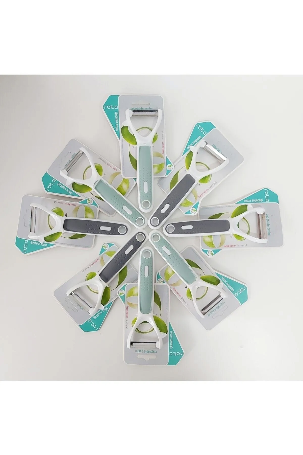 Just Cheap Store Lazer Kesim "Ergonomik Tasarim" Pratik Sebze Meyve Soyacaği Rt501