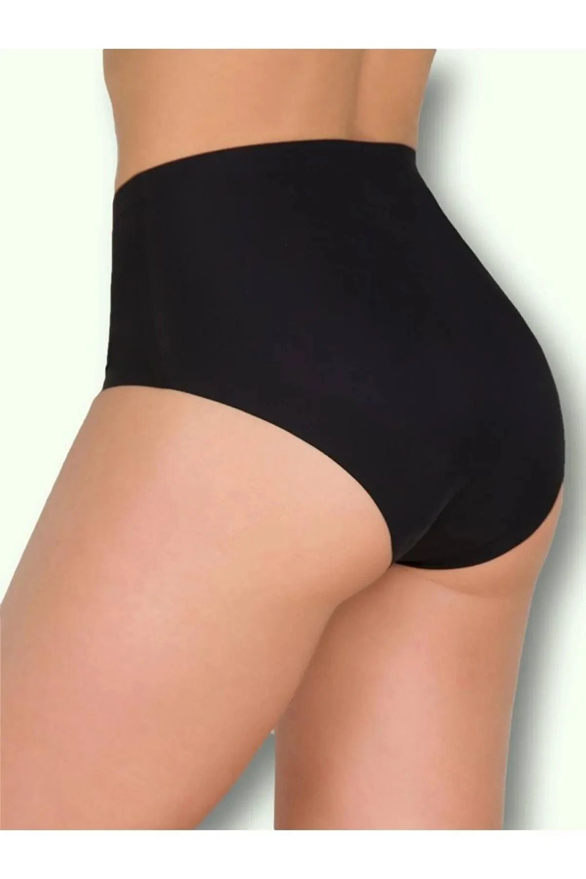 Lazer Kesim Toparlayıcı Dikişsiz Beli Lastikli Bato Külot Yüksek Lazer Kesim Toparlayıcı Dikişsiz Beli Lastikli Bato Külot Yüksek