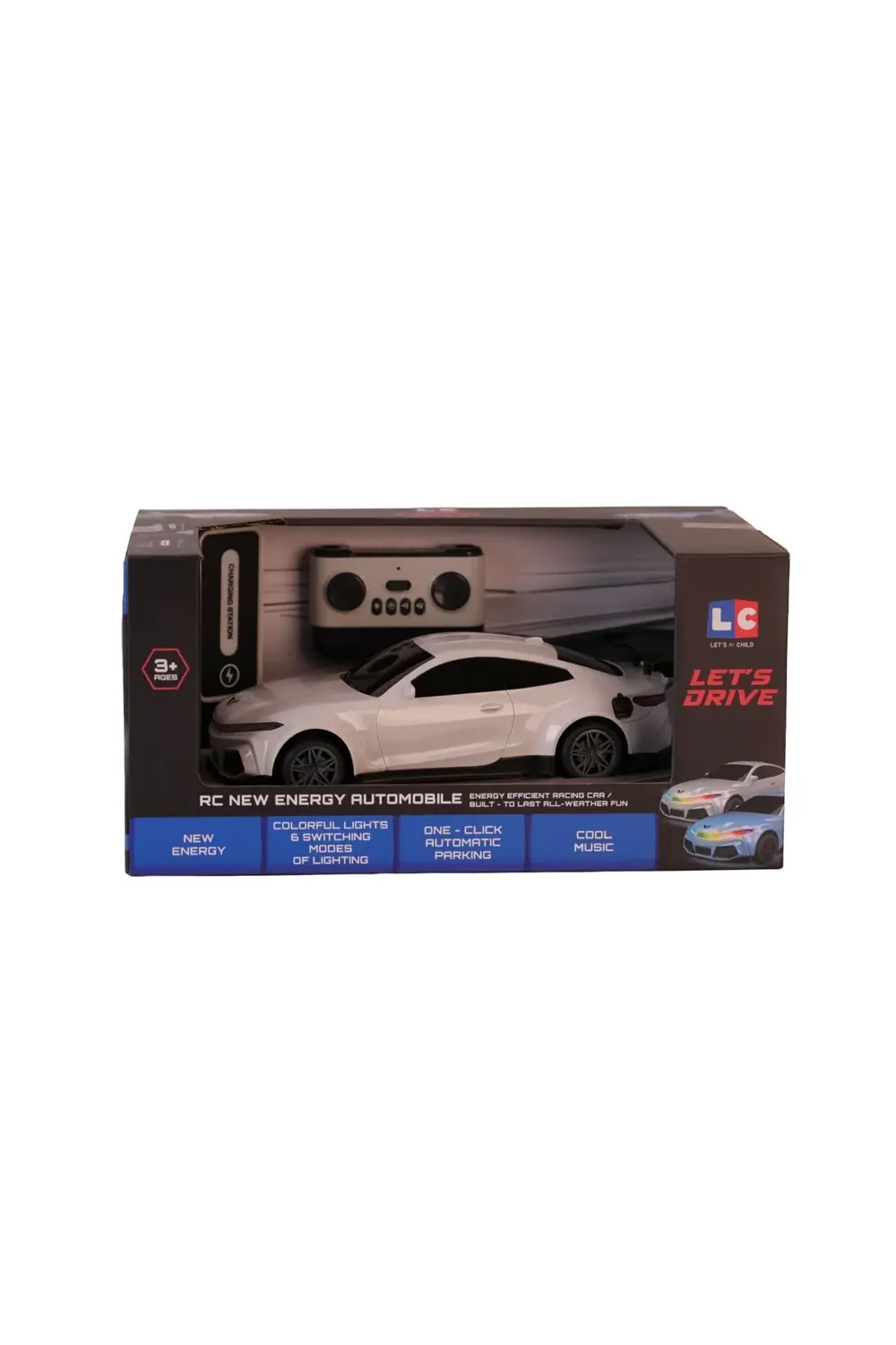 LC-31212 LETS RİDE UK 1 16 RENKLİ IŞIKLI ARABA ŞARJ İSTASYONLU