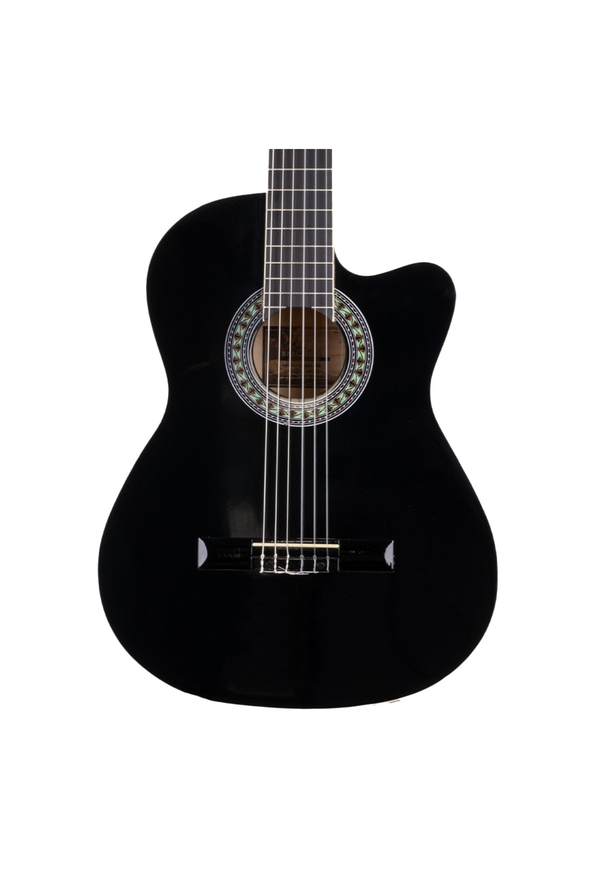 Barcelona Lc 3900 Cbk Cutaway Siyah Klasik Gitar