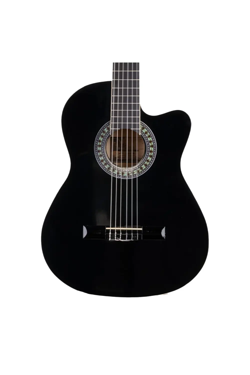 LC 3900 CBK Cutaway Siyah Klasik Gitar