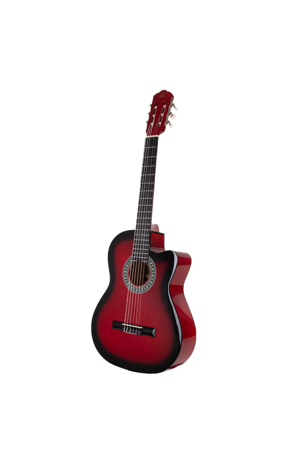 LC 3900 CRDS Cutaway Kırmızı Sunburst Klasik Gitar