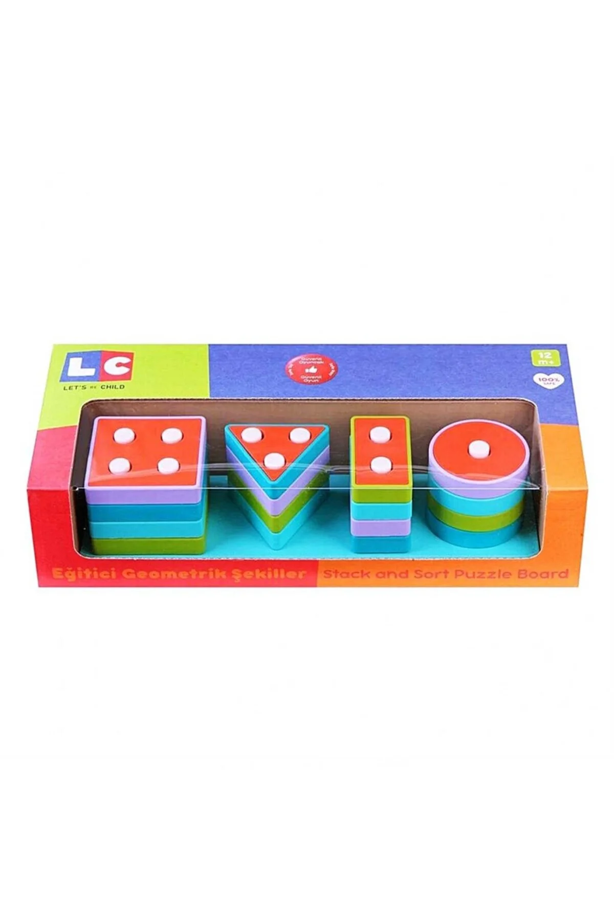 LC Ahşap Geometrik Şekiller Bul-Tak LC Ahşap Geometrik Şekiller Bul-Tak - Görsel 3
