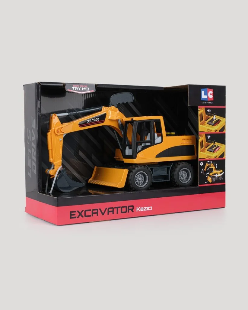LC Sesli ve Işıklı Excator - LC-31324 - 1 ADET