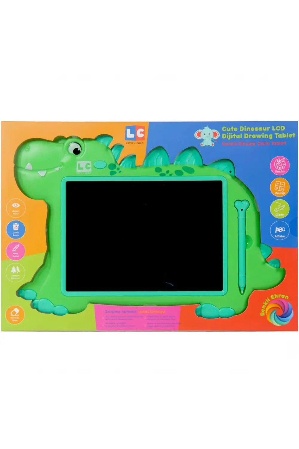 Lc Sevimli Dinazor Çizim Tableti 22 Cm