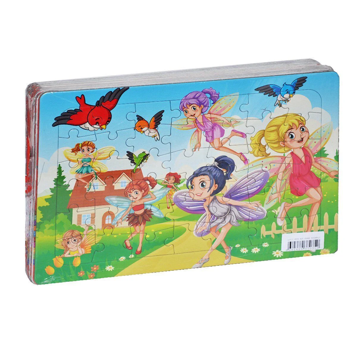 LC073 Laço, Orta Boy  Boyamalı Puzzle 9 Model