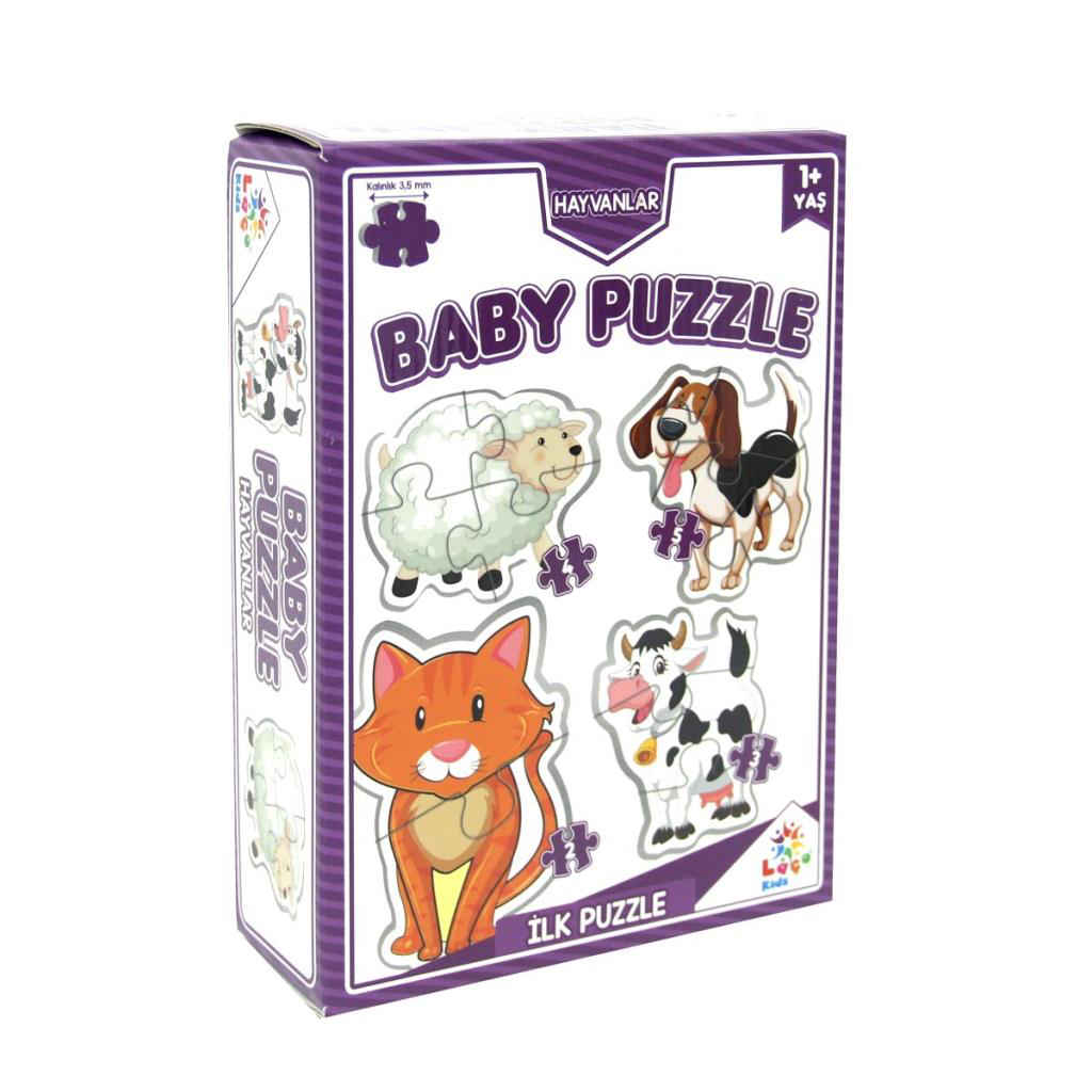 LC7224 Laço Kids Baby Puzzle - Hayvanlar / 2+3+4+5 Parça Puzzle / LC7224 Laço Kids Baby Puzzle - Hayvanlar / 2+3+4+5 Parça Puzzle /