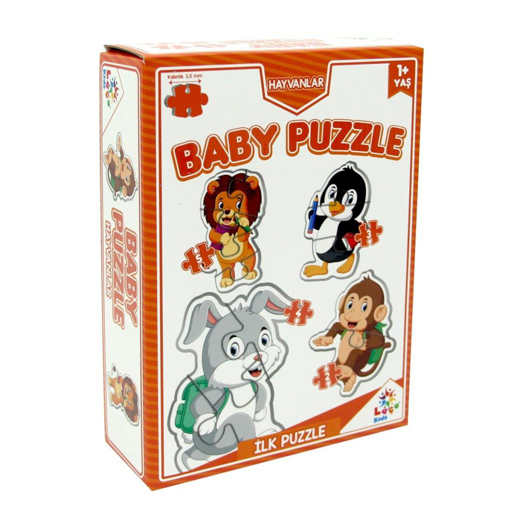 LC7225 Baby Puzzle - Hayvanlar - İlk Puzzle / +12 ay LC7225 Baby Puzzle - Hayvanlar - İlk Puzzle / +12 ay