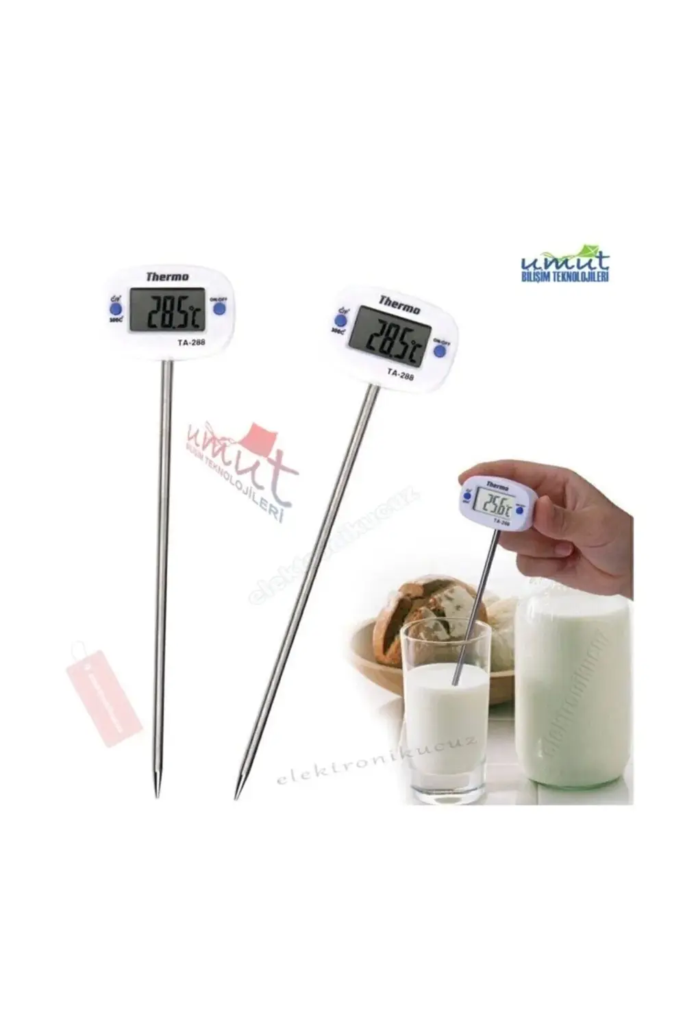 Lcd Dijital Mutfak Termometre Probe Gıda Et Barbekü Pişirme Mutfa