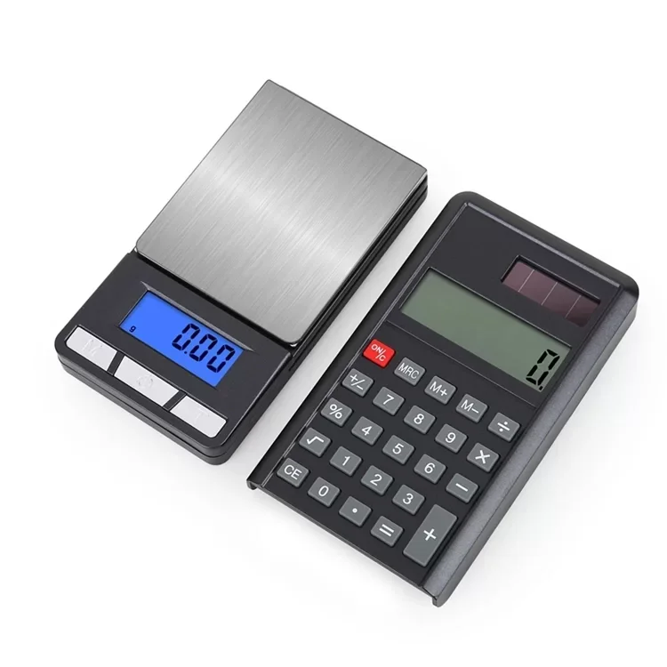 Lcd Ekran Elektronik Hesap Makineli Hassas Dijital Takı Altın Gra