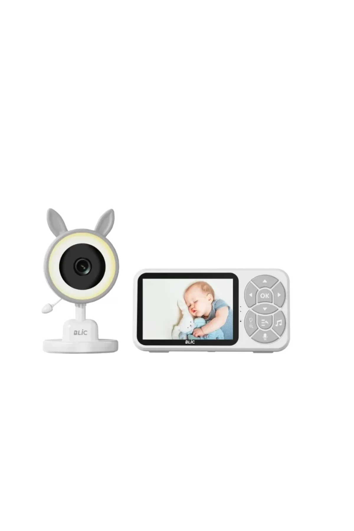 Lcd Ekranlı Bebek İzleme Kamerası Ninnili Gece Görüşlü Güvenlik S