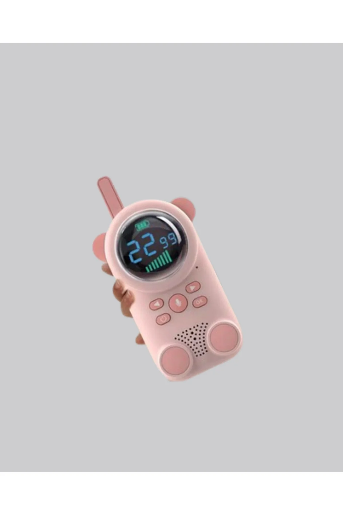 LCD Ekranlı Çocuk Telsizi – İki Yönlü Ses, 1-3 km Çekim Mesafesi