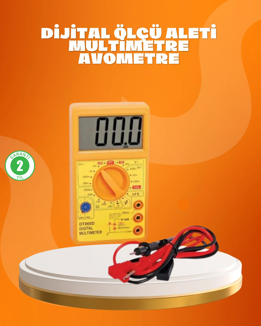 LCD Ekranlı Dijital Ölçü Aleti Ev ve Atölye Kullanımı
