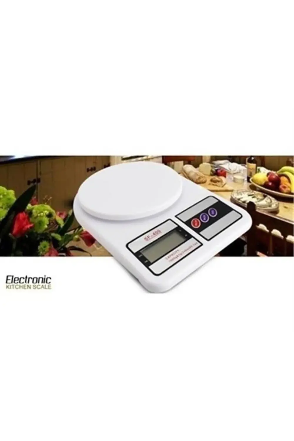 ® LCD Ekranlı Dijital Hassas Mutfak Terazisi Tartısı Baskülü