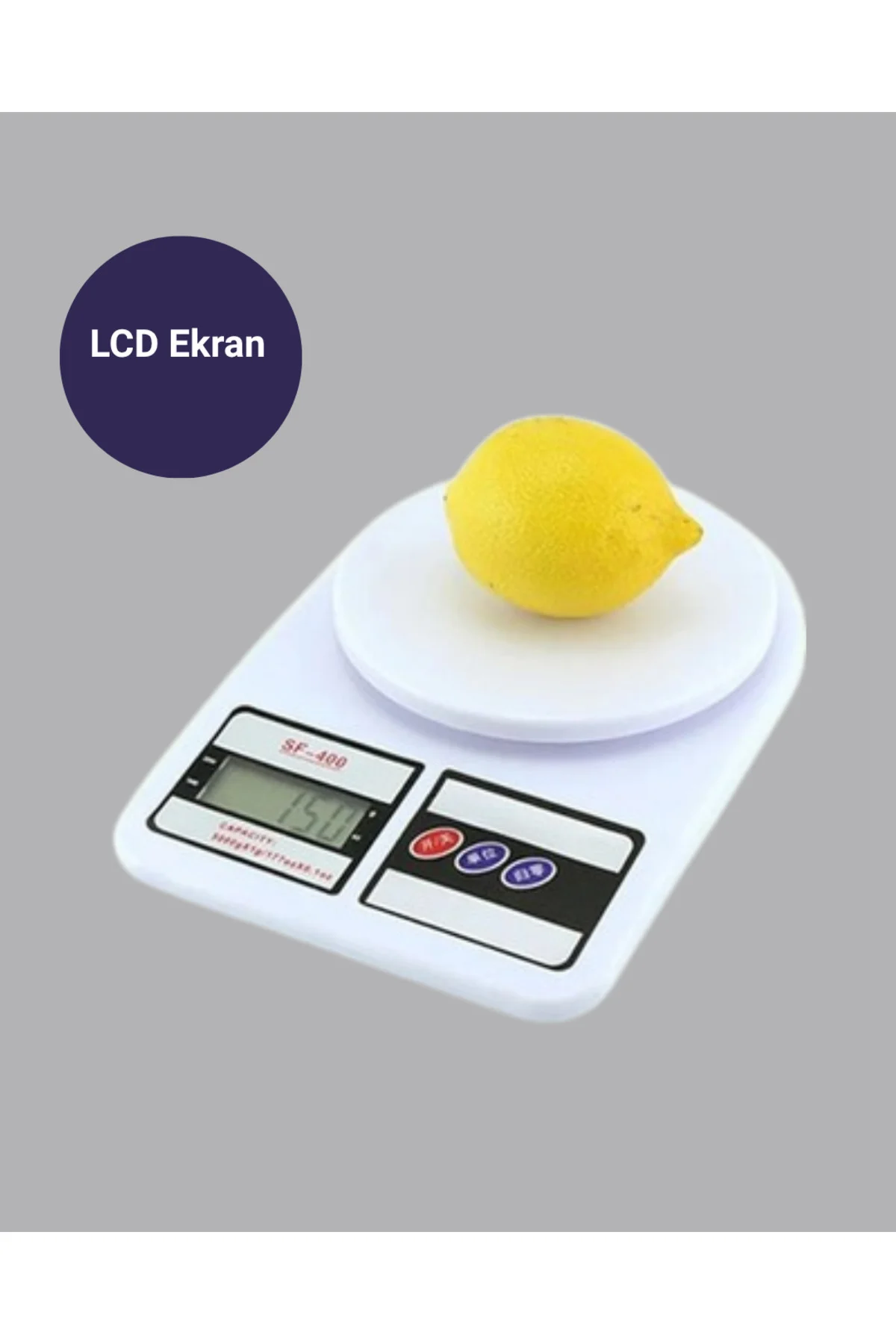 LCD Ekranlı Hassas Dijital Mutfak Terazisi – 5kg Kapasite, 1g Hassasiyet Yeni Nesil LCD Ekranlı Hassas Dijital Mutfak Terazisi – 5kg Kapasite, 1g Hassasiyet Yeni Nesil - Görsel 3