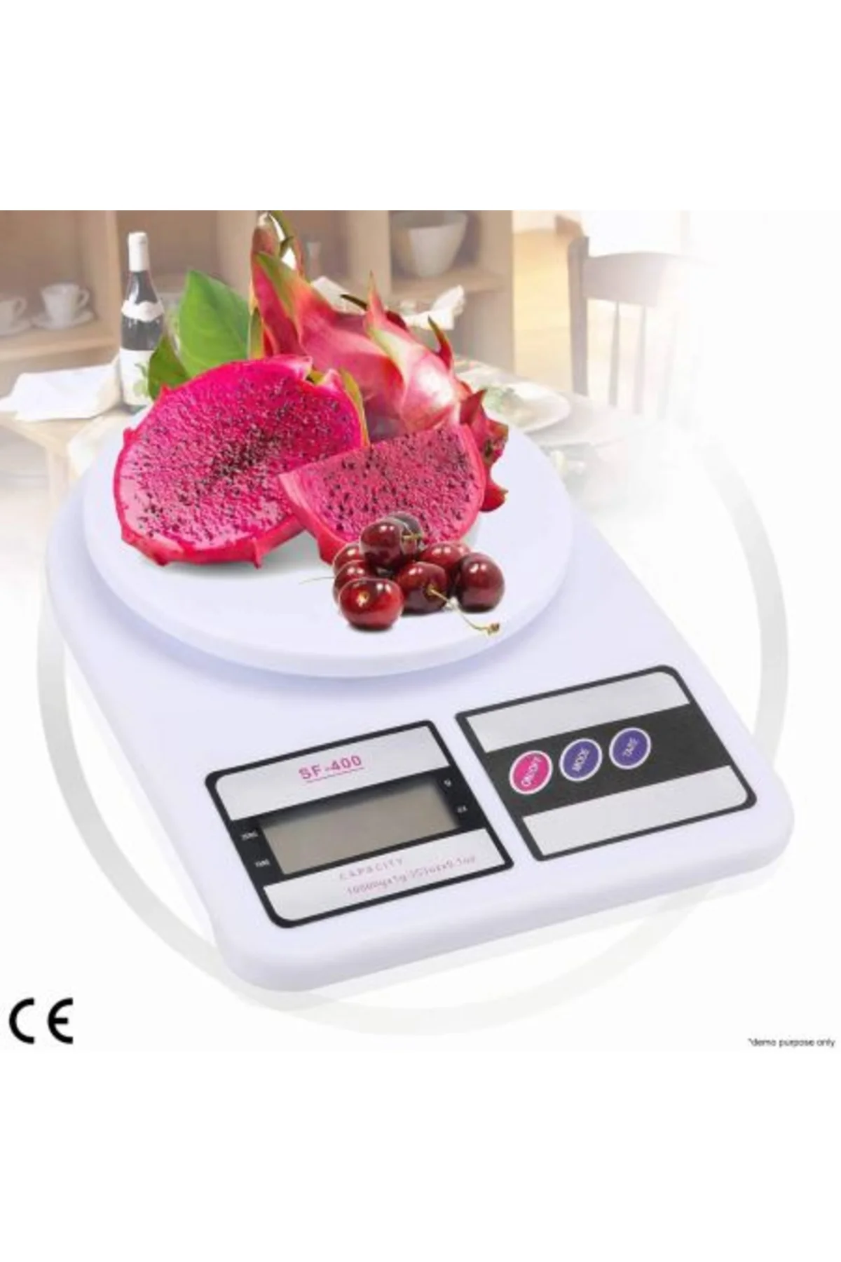 LCD Ekranlı Mutfak Tartısı - Görsel 2