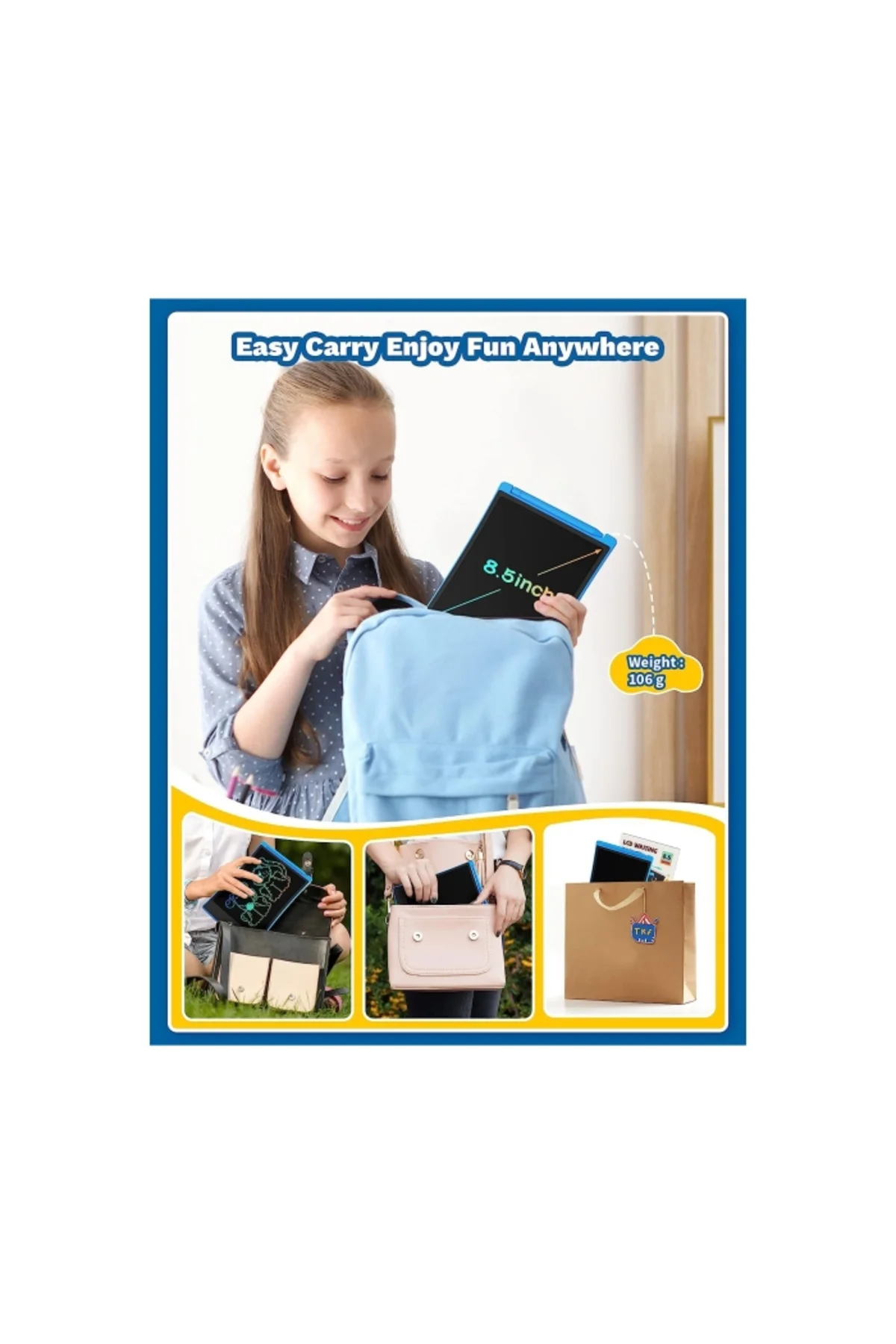 LCD Grafik Tablet Çocuk Çizim Tahtası 8.5 inch ( 22 cm ) Djital K