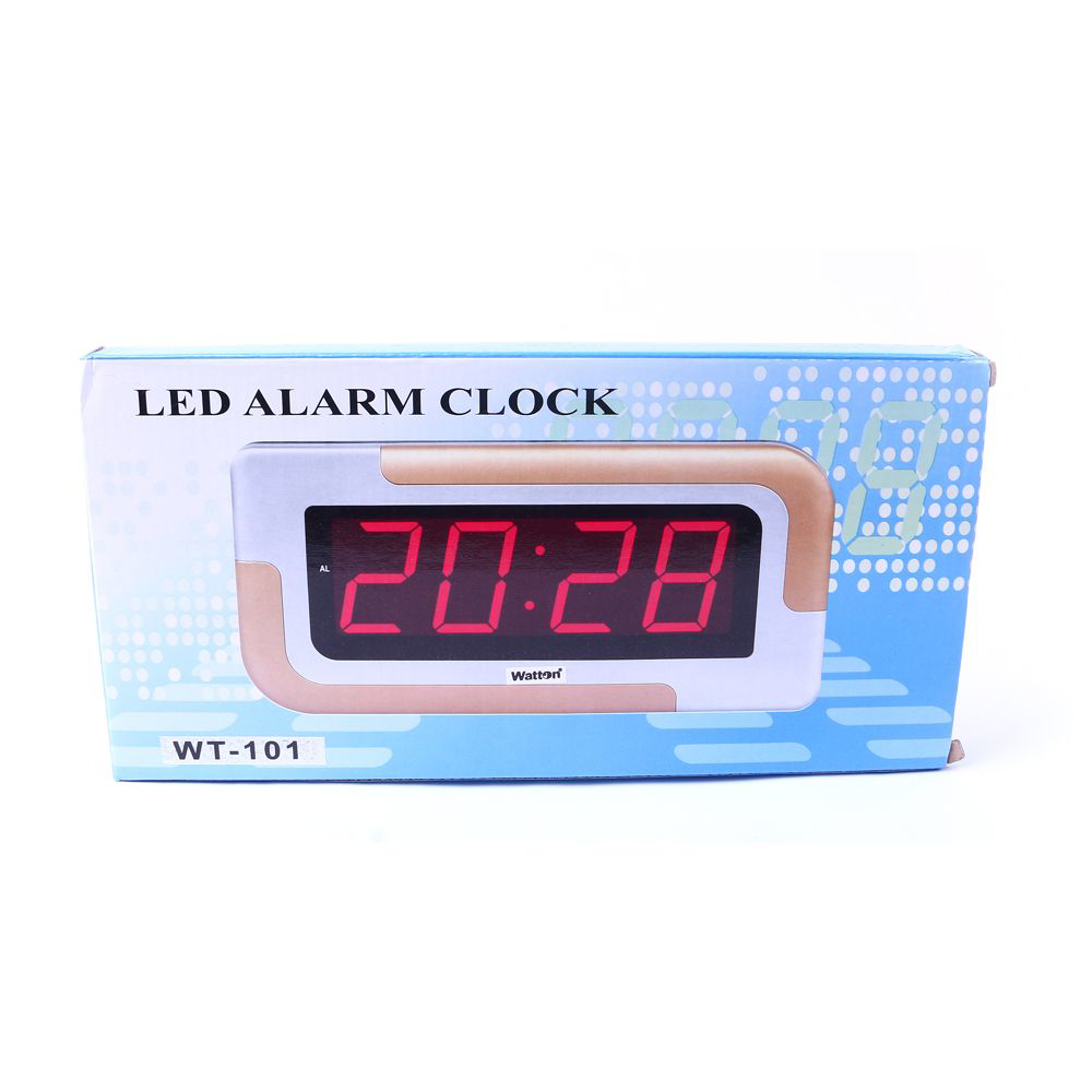 Evimdeyokyok Lcd Masa Duvar Saati Watton Wt-101 Tdrtr