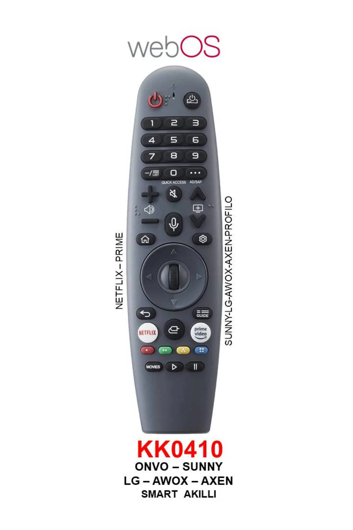 LCD SMART AKILLI WEBOS NEFLIX-PRİME MİKROFONSUZ