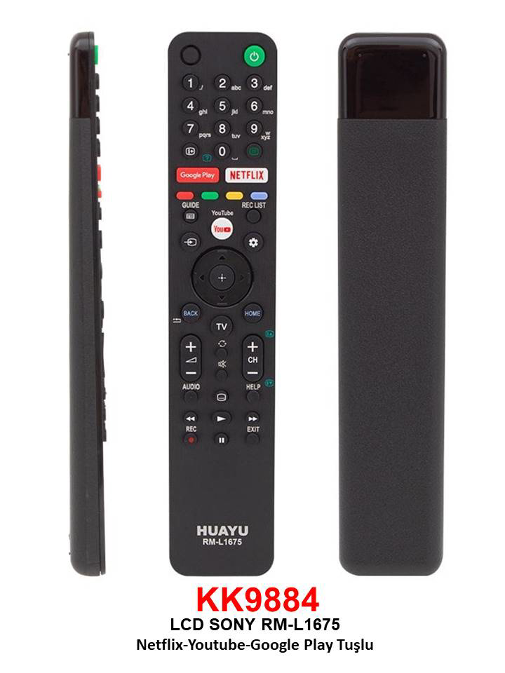 LCD SONY RM-L1675 NETFLIX-YTUBE-GOOGLE PLAY TUŞLU LCD SONY RM-L1675 NETFLIX-YTUBE-GOOGLE PLAY TUŞLU