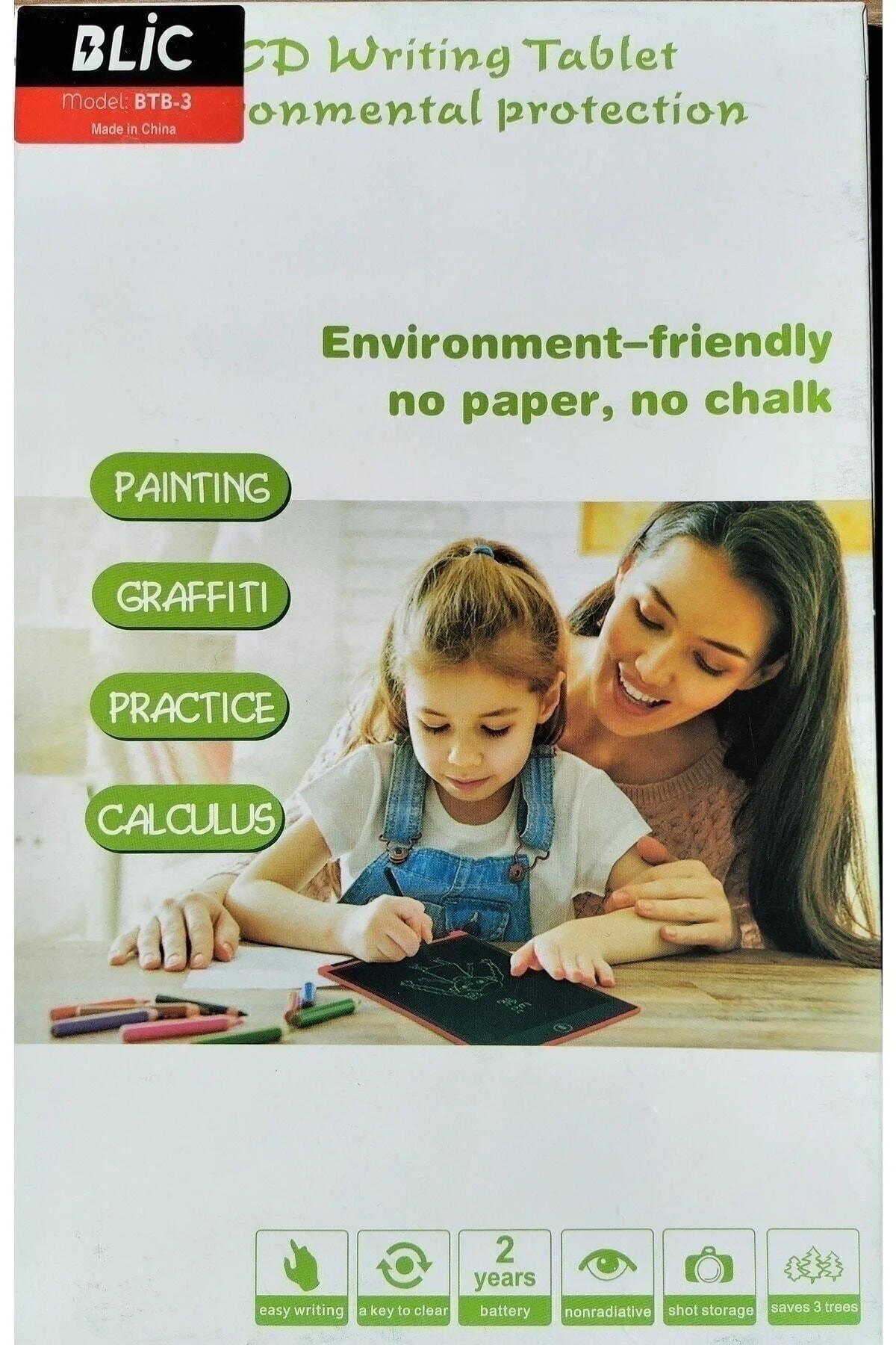 Lcd Tablet 8.5 Inç Siyah