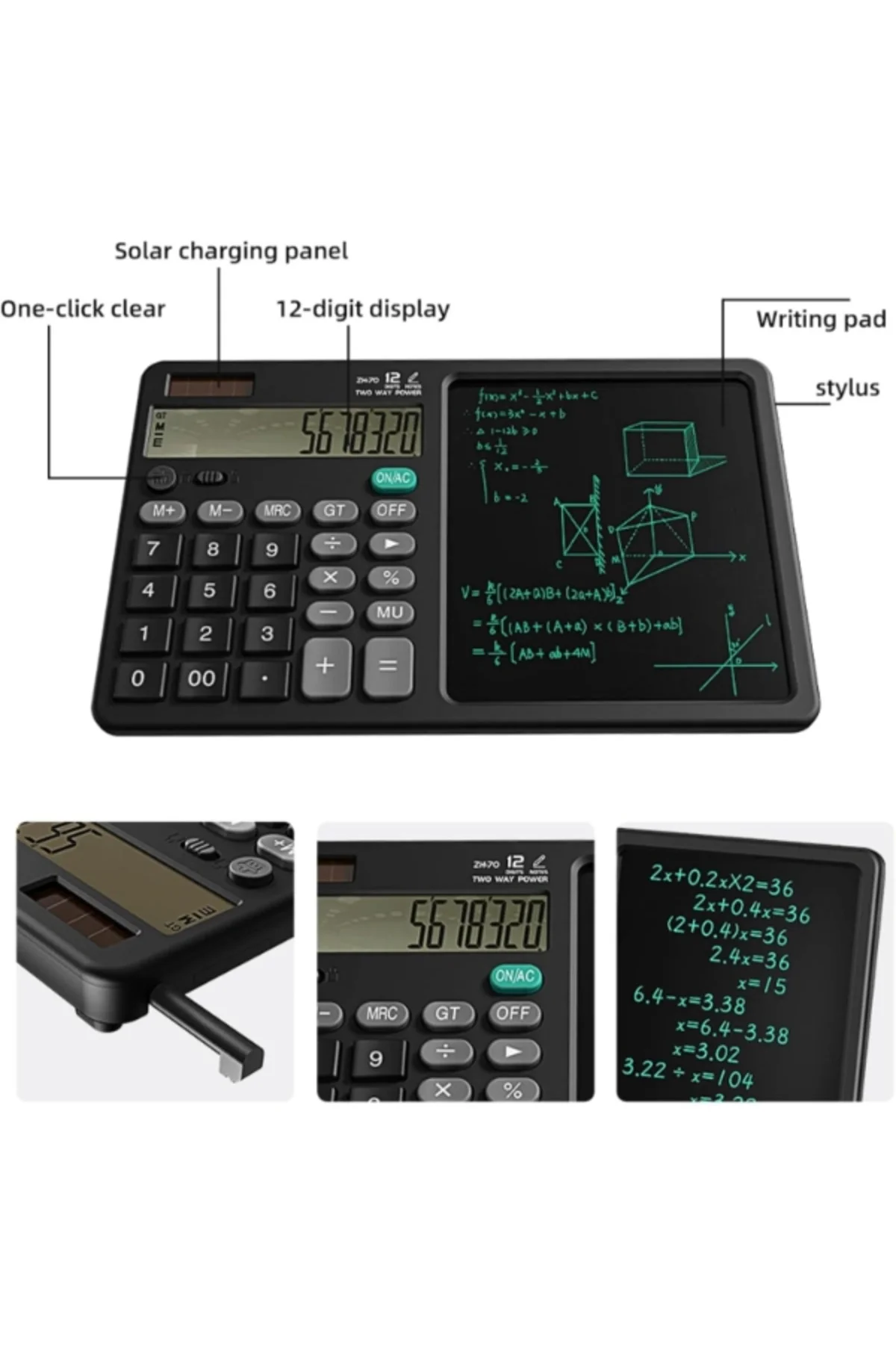 Lcd Yazı Ekranlı Hesap Makinesi