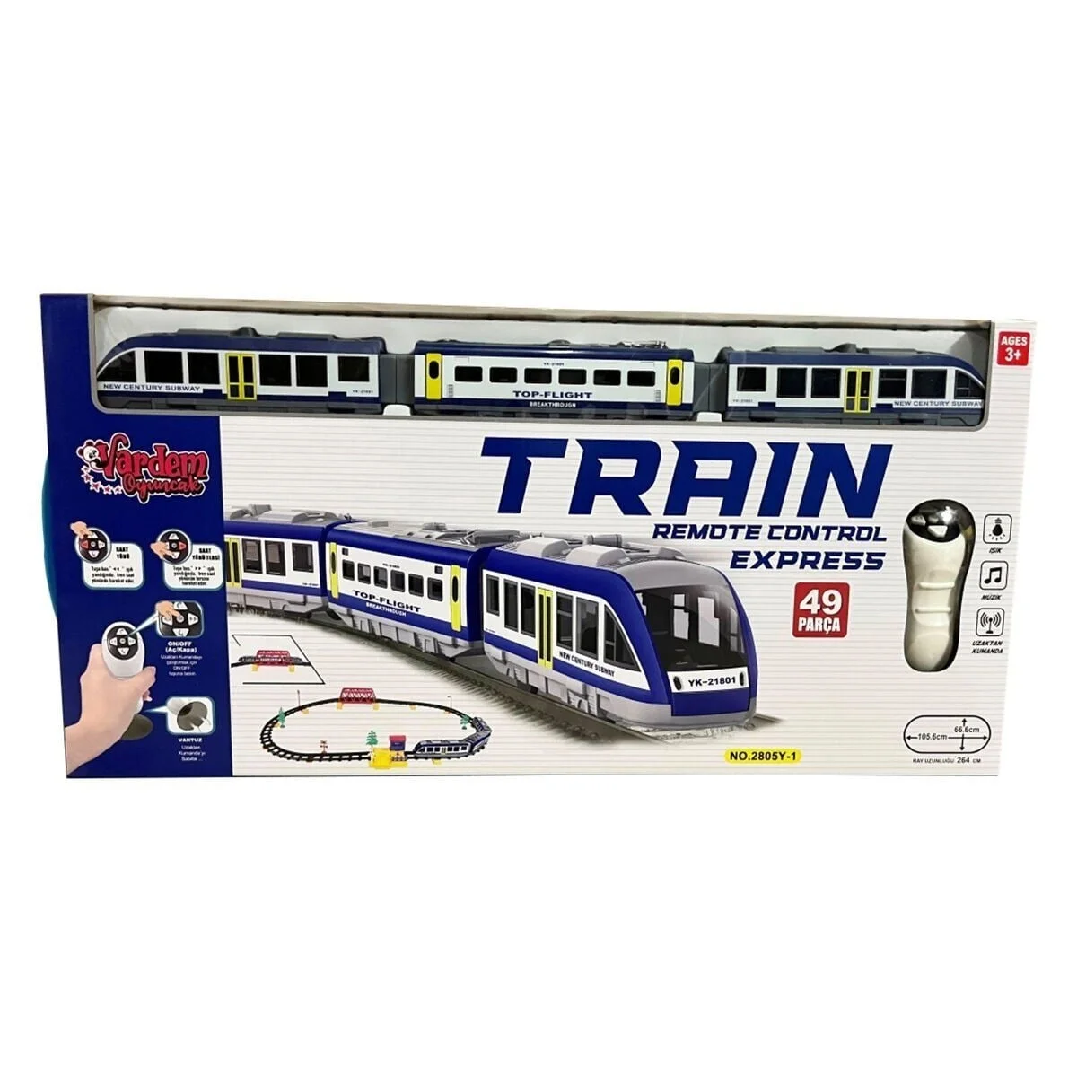 LE-2805Y-1 KUMANDALI 49 PCS IŞIKLI 264 CM Fiyatı, Yorumları ve Özellikleri