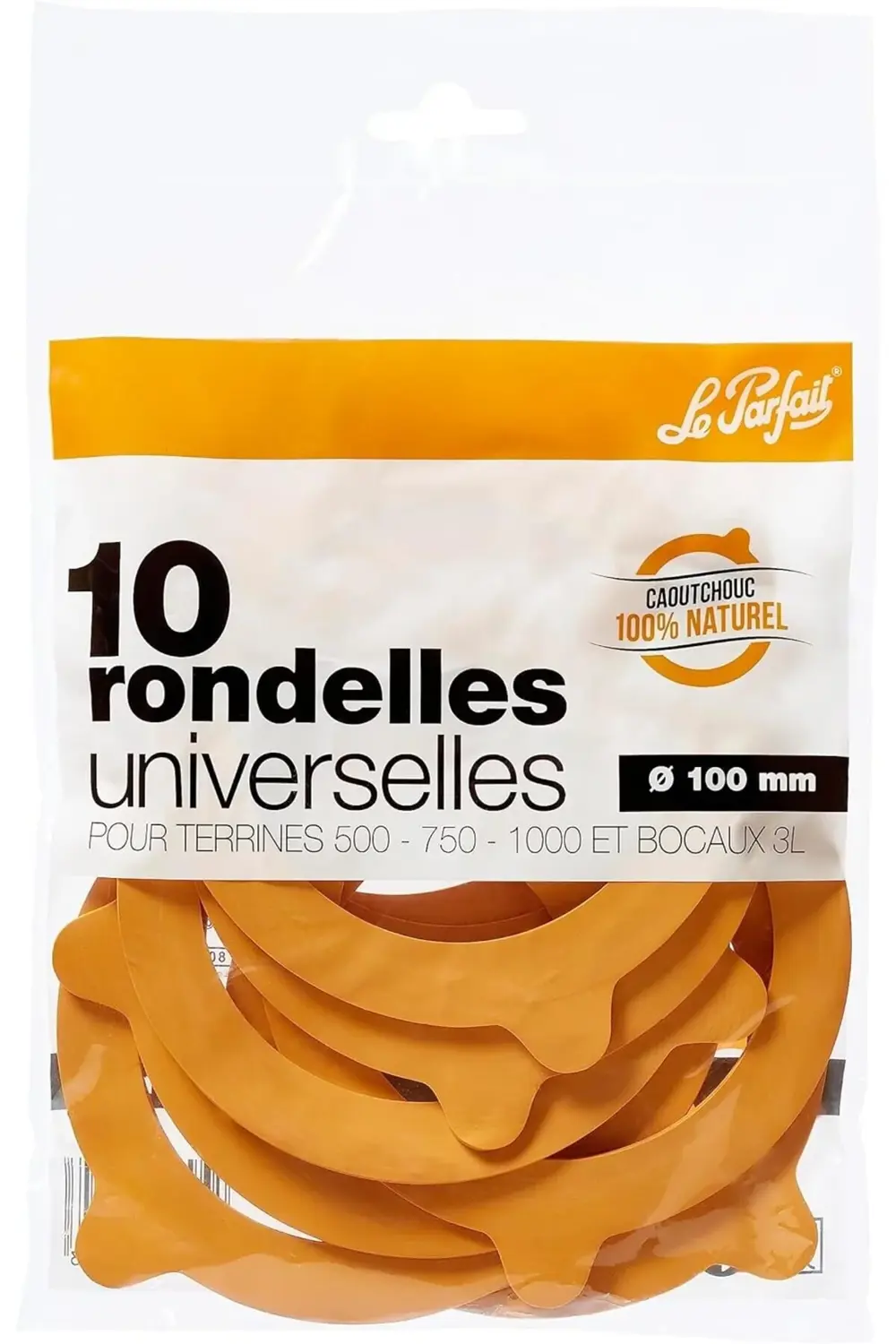 Le Parfait Super Kavanoz Contası (Çap 100 mm) 10'lu Paket 1178227