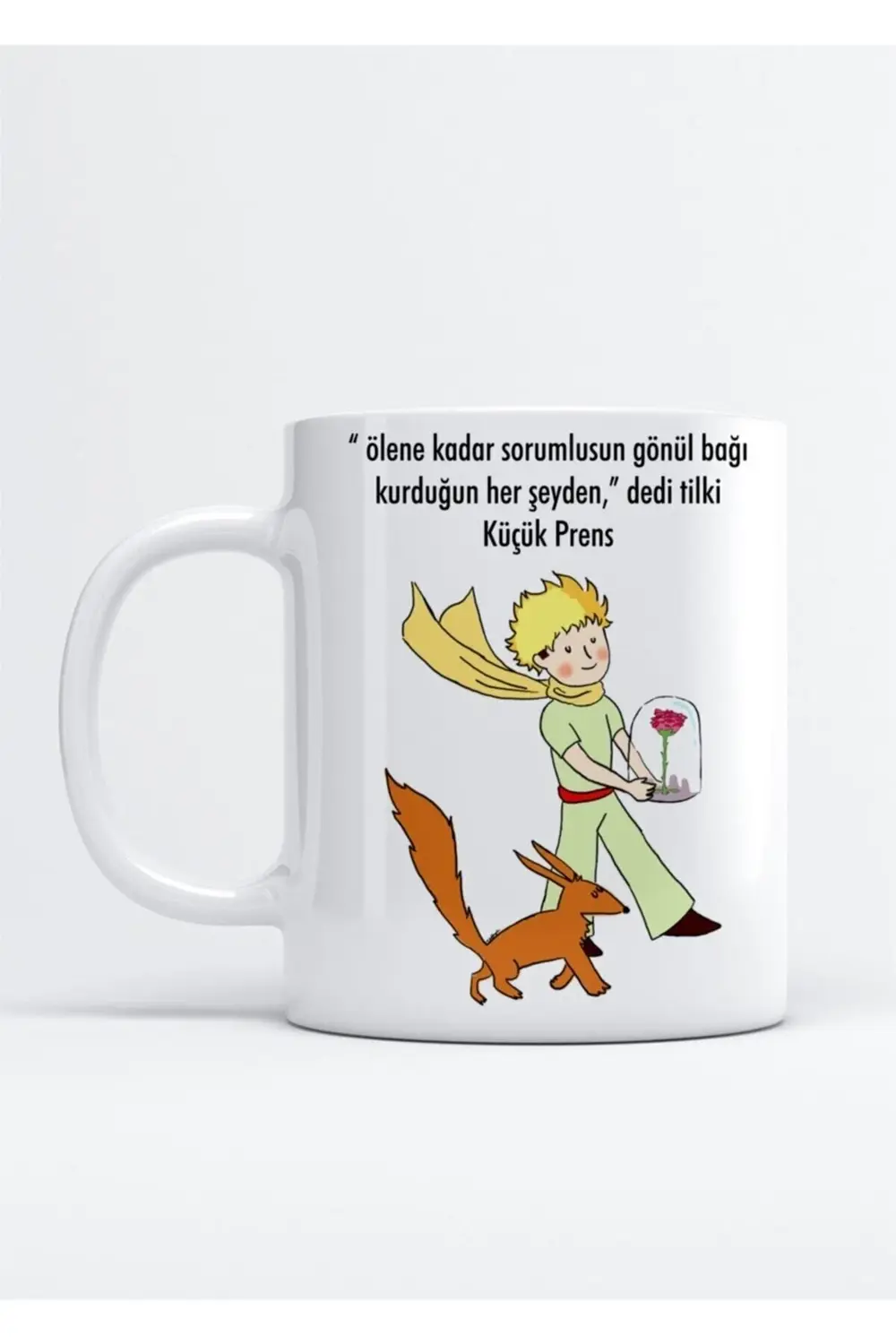 Le Petit Prince Küçük Prens Baskılı Porselen Kupa Bardak