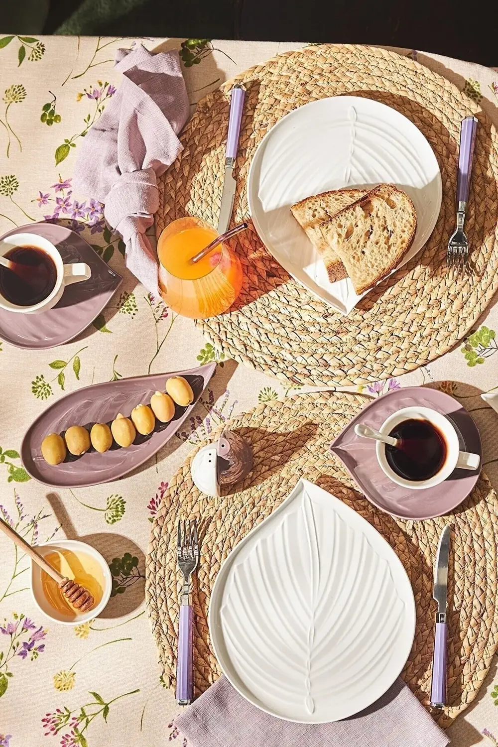 Leaf 32 Parça 6 Kişilik Kahvaltı/servis Takımı