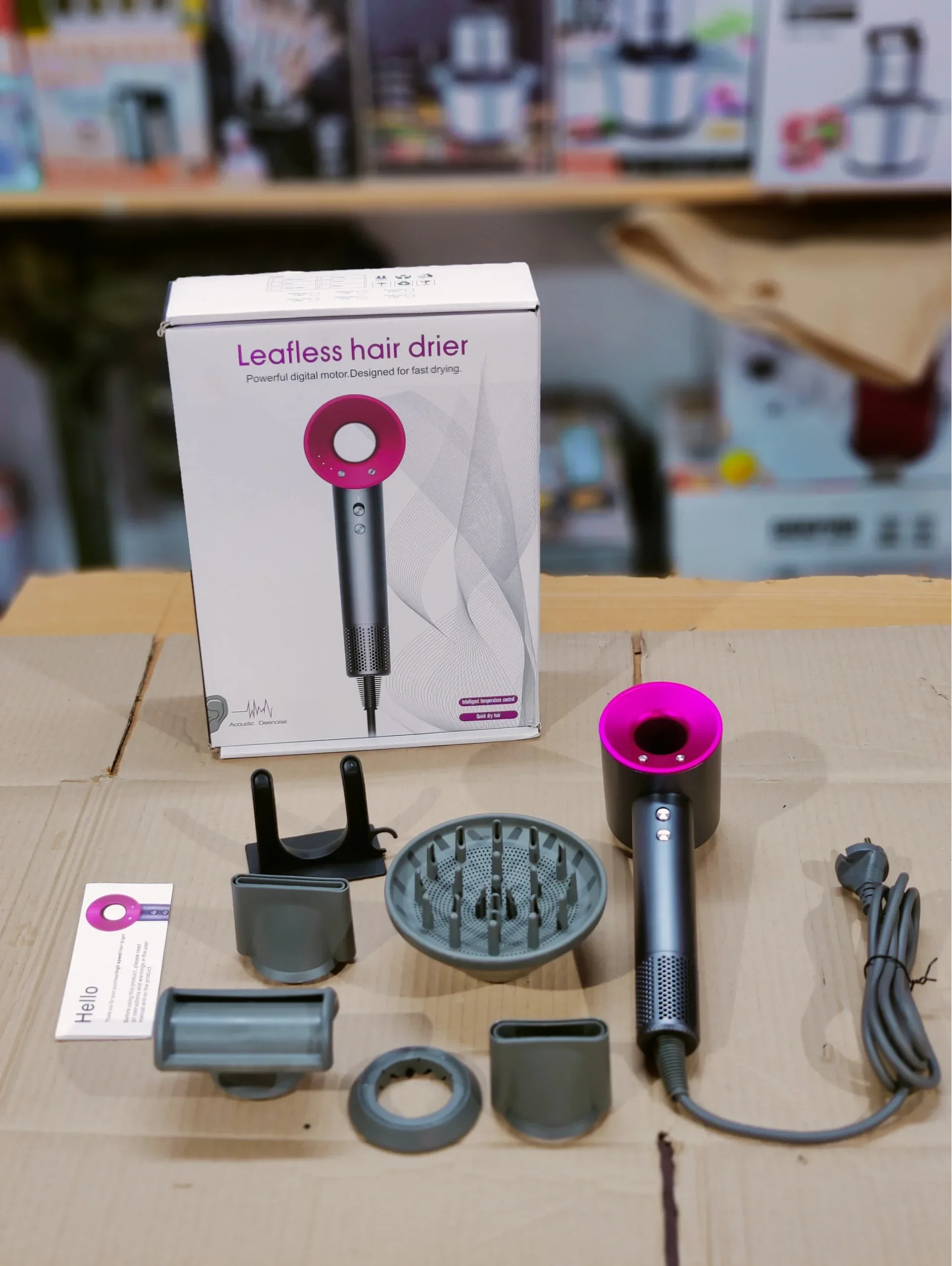 Leafless Hair Dryer 4 In 1 Saç Kurutma Makinası 3 Kademe Bx40 Fiyatı, Yorumları ve Özellikleri