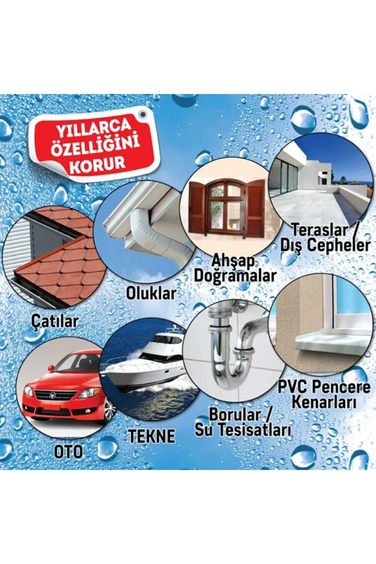 Leak Fix Kauçuk İzolasyon Spreyi 396 gr Beyaz