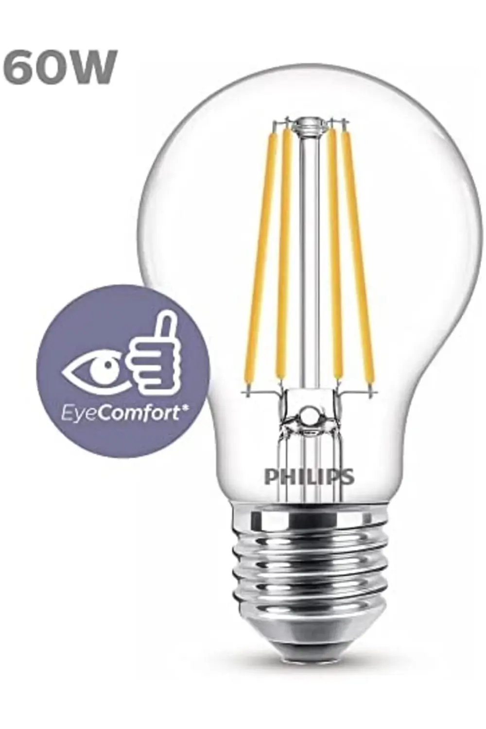 LED 60W A60 E27 Non-Dim 2700K Sarı Işık LED Filament Ampul 118522