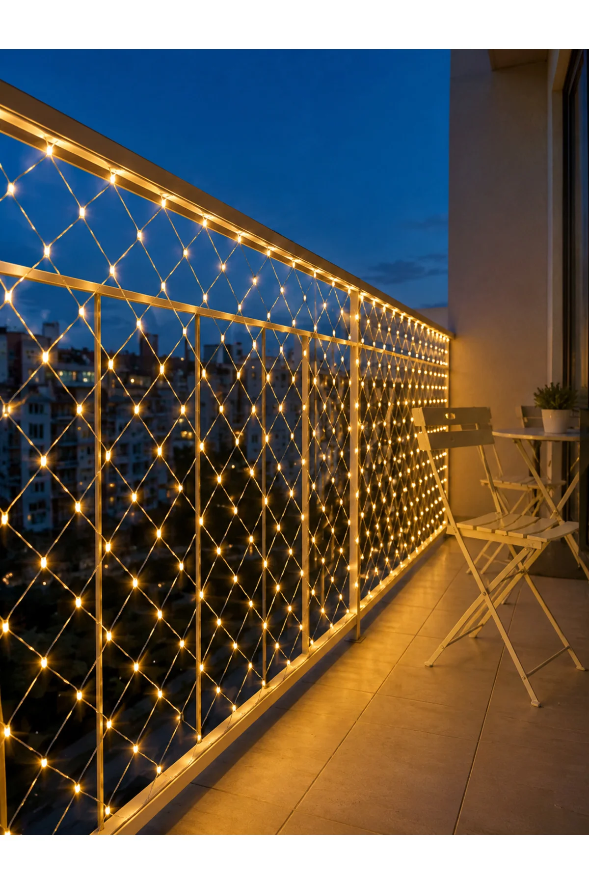 Led Ağ Işık Dekoratif File Aydınlatma Balkon Oda Ve Bahçe Süsleme Yeni Nesil - Görsel 5