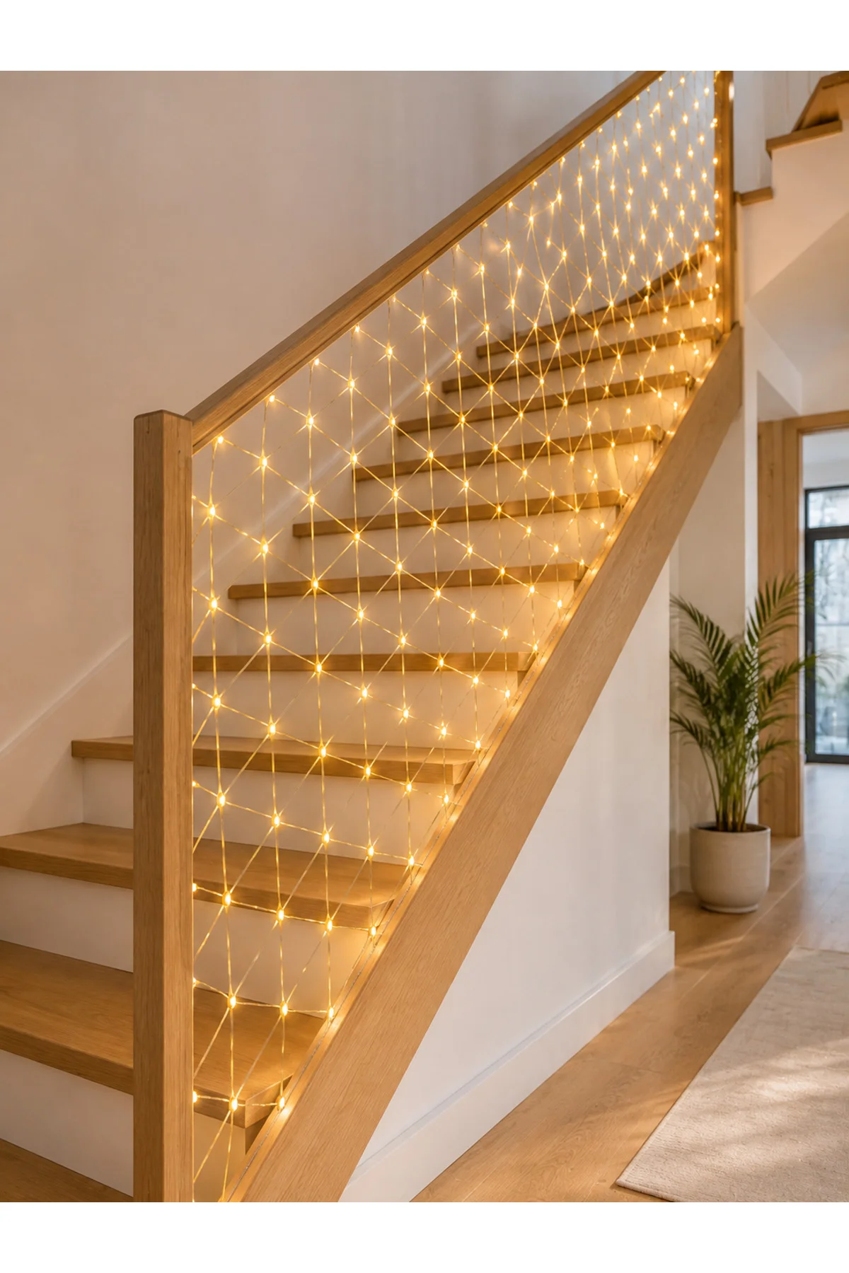 Led Ağ Işık Dekoratif File Aydınlatma Balkon Oda Ve Bahçe Süsleme Yeni Nesil - Görsel 2