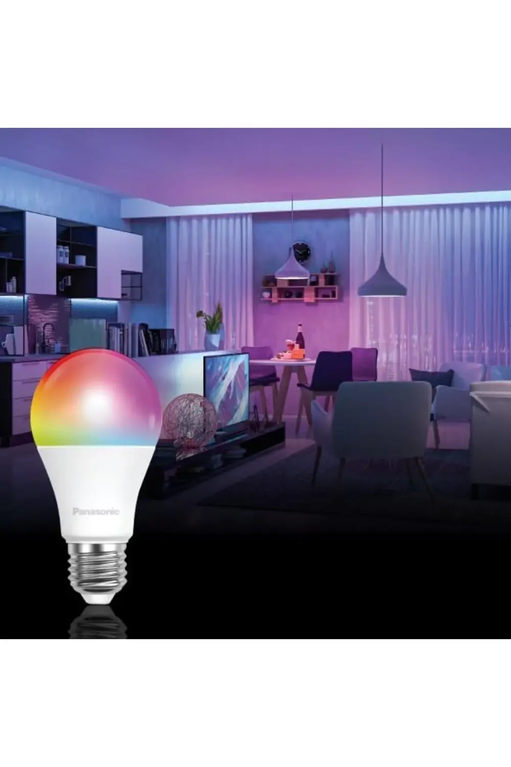 LED Akıllı Wi-Fi RGB E27 Lamba 9W 1185222