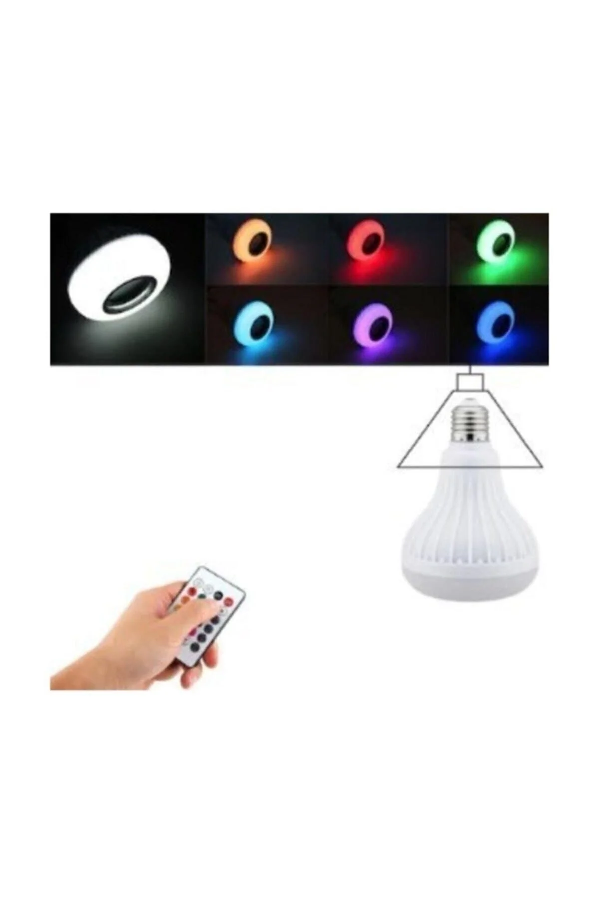 Led ampul E27 duy cool white beyaz 0-250 watt dim özelliği yok stüdyo masa ışığı