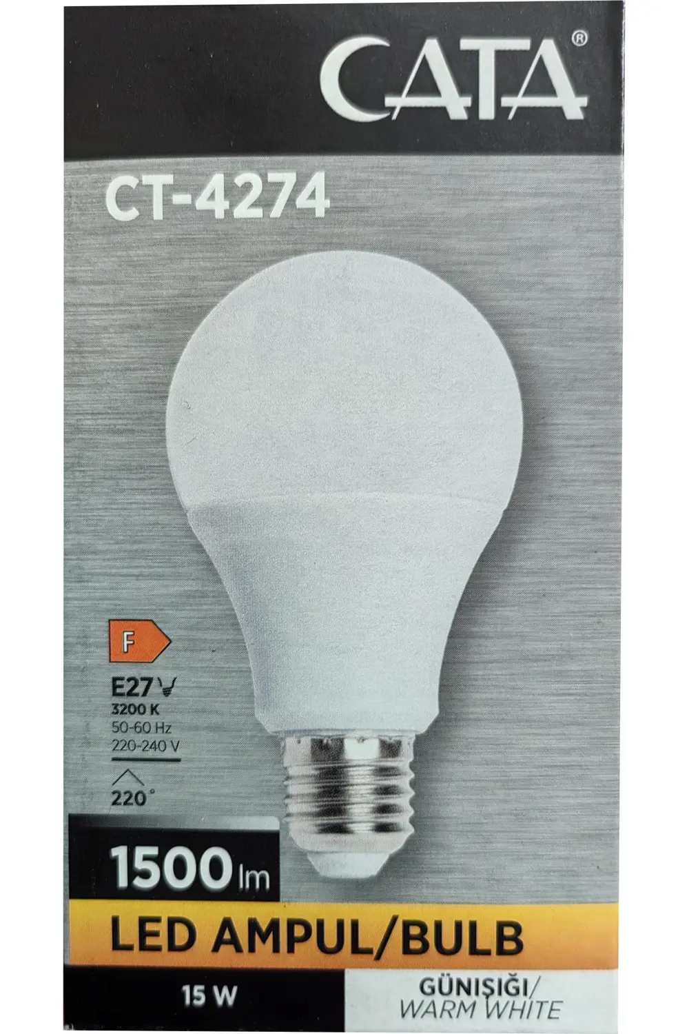 Led Ampul Günışığı 10 Adet Ct-4274 3200k 15 Watt