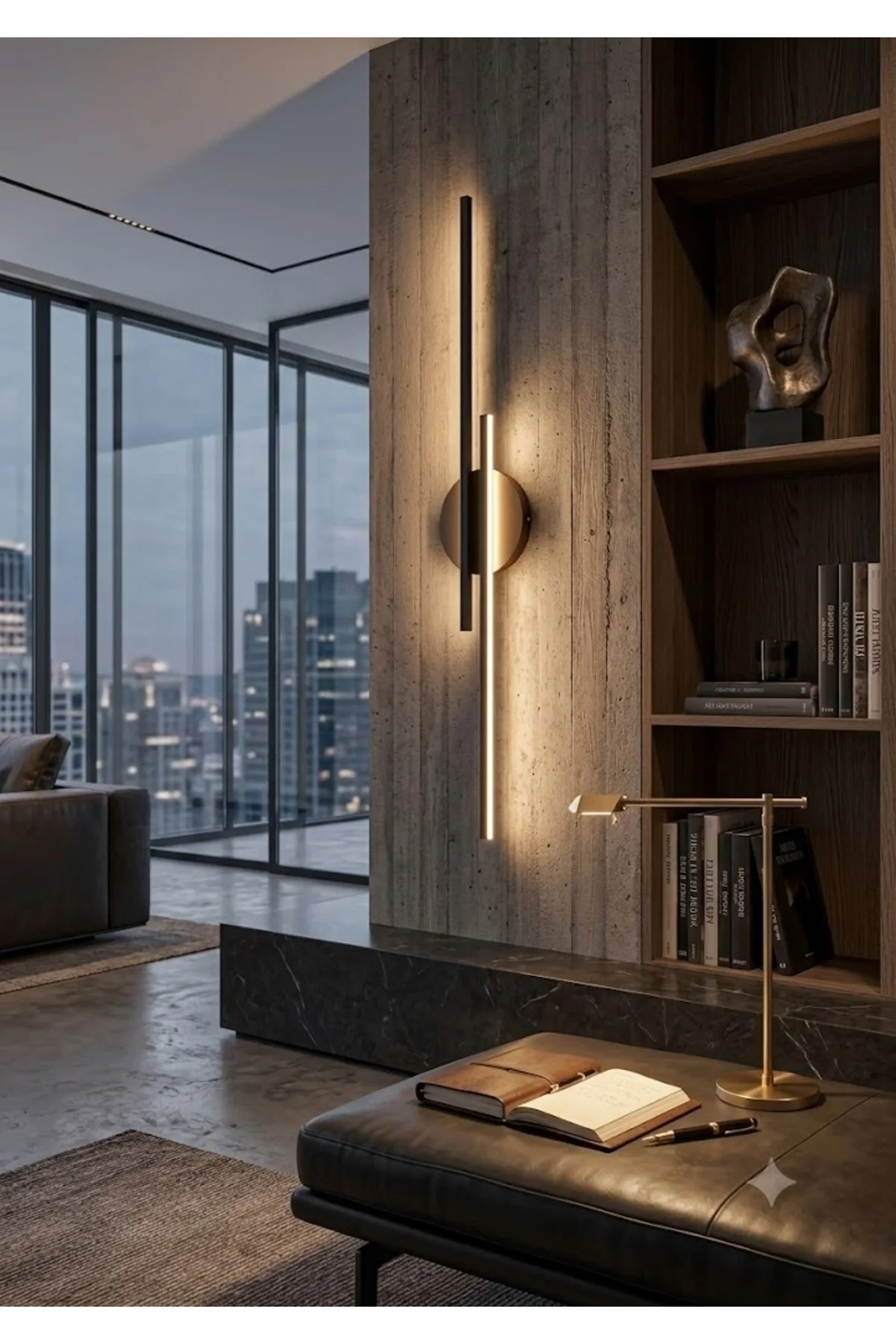 Led Aplik Dekor 3 Renk Işık kumandalı 70cm toplam uzunluk