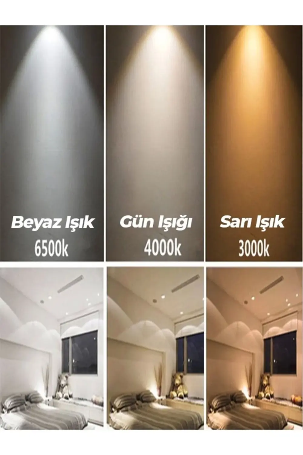 Led Avize Tavan 3renk