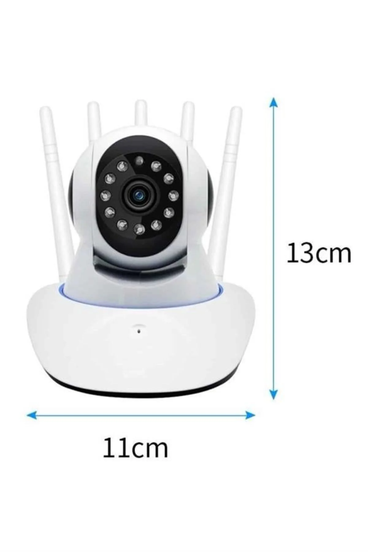 Led Aydınlatmalı 5 Antenli Motorlu 1080p Wifi Kamera Sensörlü