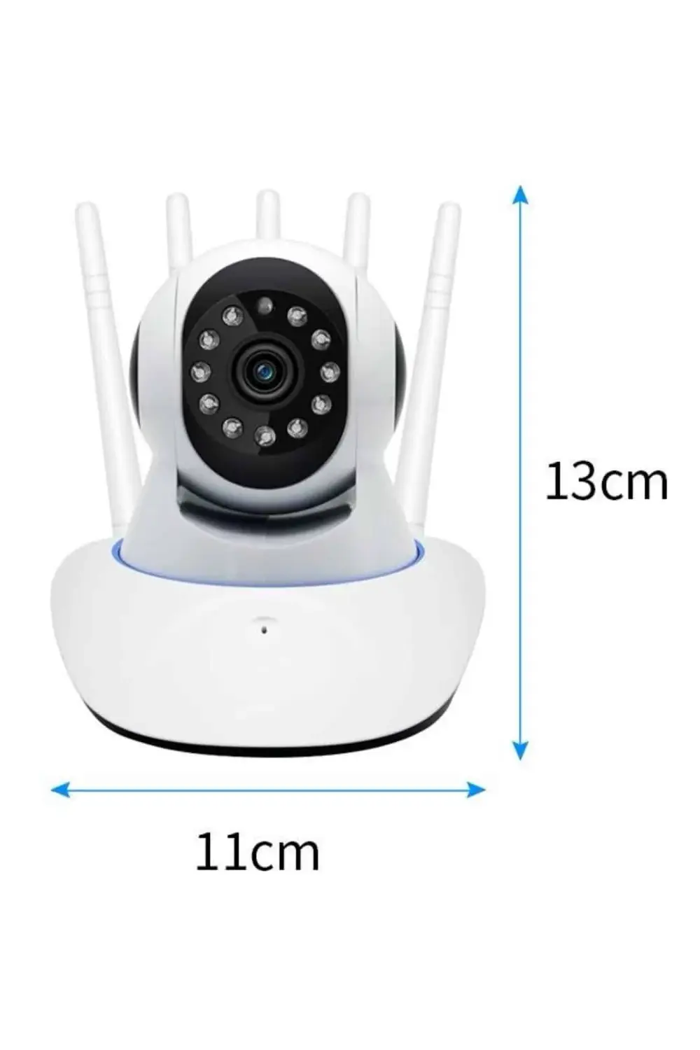 LED Aydınlatmalı 5 Antenli Motorlu 1080P Wifi Kamera Sensörlü