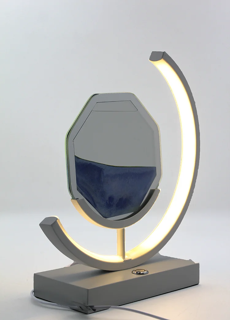 Led Aydınlatmalı Sulu Kum Saati Model 1