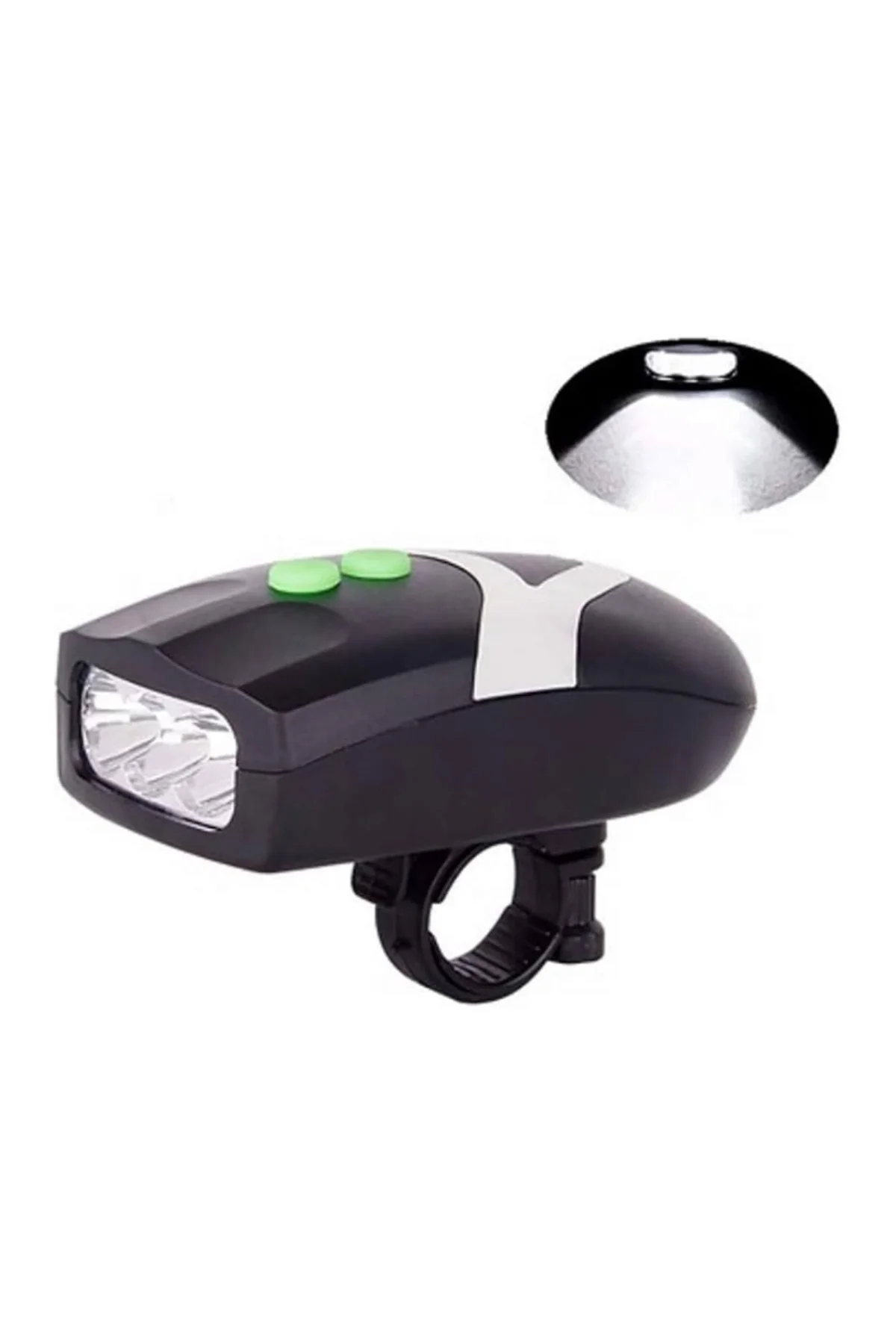 LED Bisiklet Ön Lambası Gece Sürüşü İçin Güçlü Emniyet Işığı