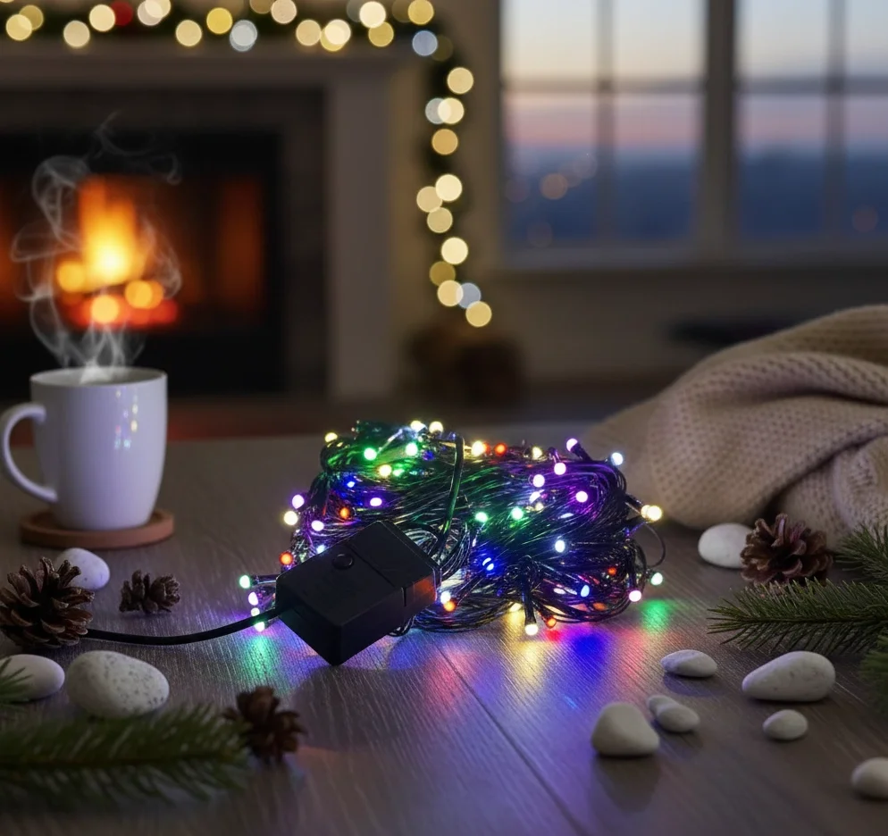 LED Damla Uçlu RGB Dekoratif Işık 10 Metre 100