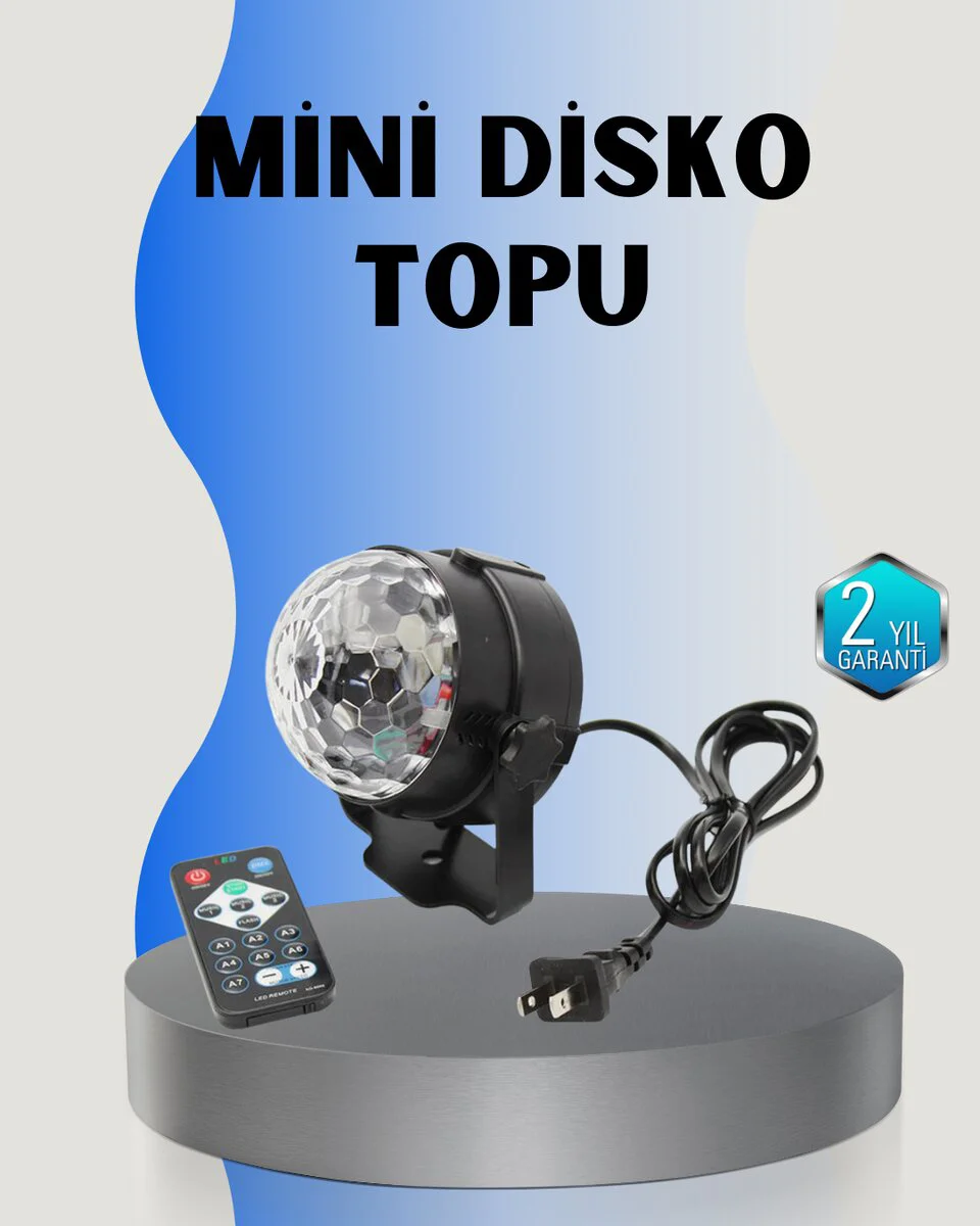 LED Disko Topu - RGB Sahne Işıklandırma ve Parti Aydınlatma Fiyatı, Yorumları ve Özellikleri