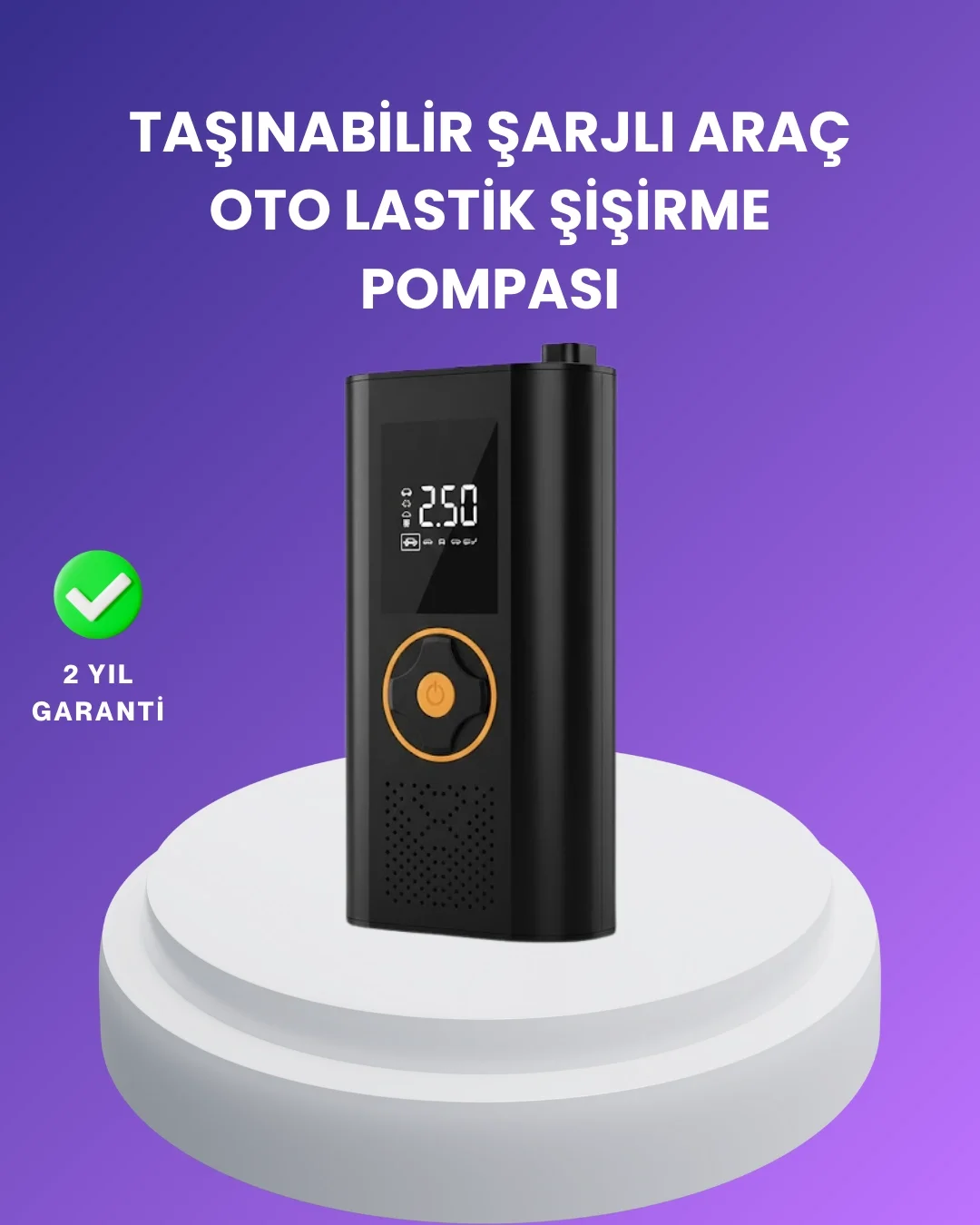 LED Ekranlı Akıllı Hava Kompresörü Hassas Basınç Kontrolü