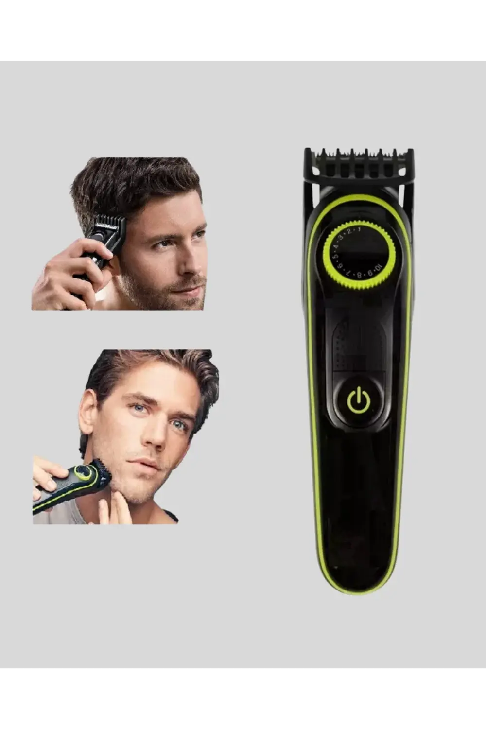 LED Ekranlı Şarjlı Saç ve Sakal Kesme Makinesi Erkek Bakım Cihazı